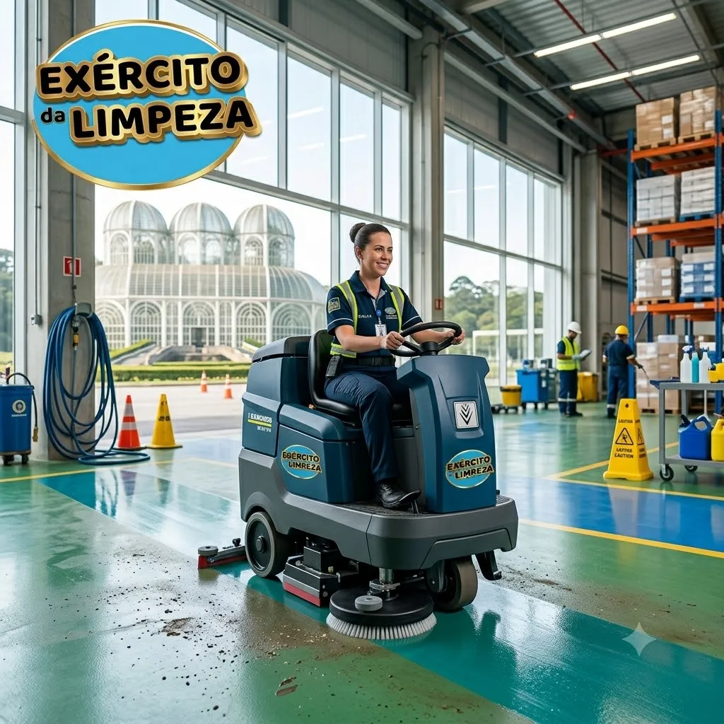Limpeza de Pisos Industriais e Galpões em Curitiba