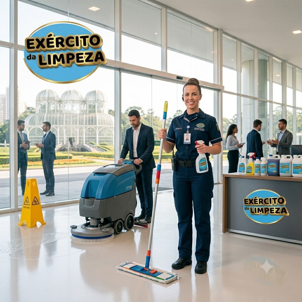 Limpeza Empresarial em Curitiba